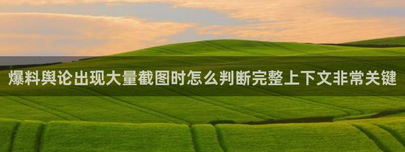 黑料爆料热门事件排行:爆料舆论出现大量截图时怎么判断完整上下文非常关键